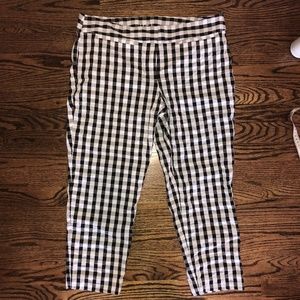 Loft Original Ankle Gingham Pants